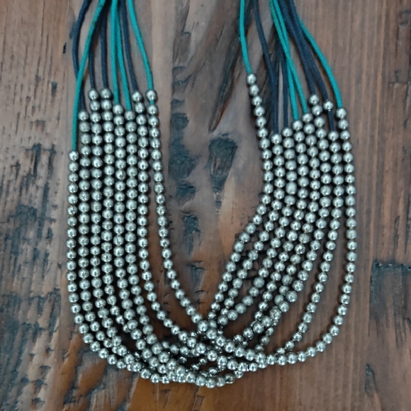 Sterling Silver Navajo Pearl Necklace Artisian Made - Picture 4 of 10